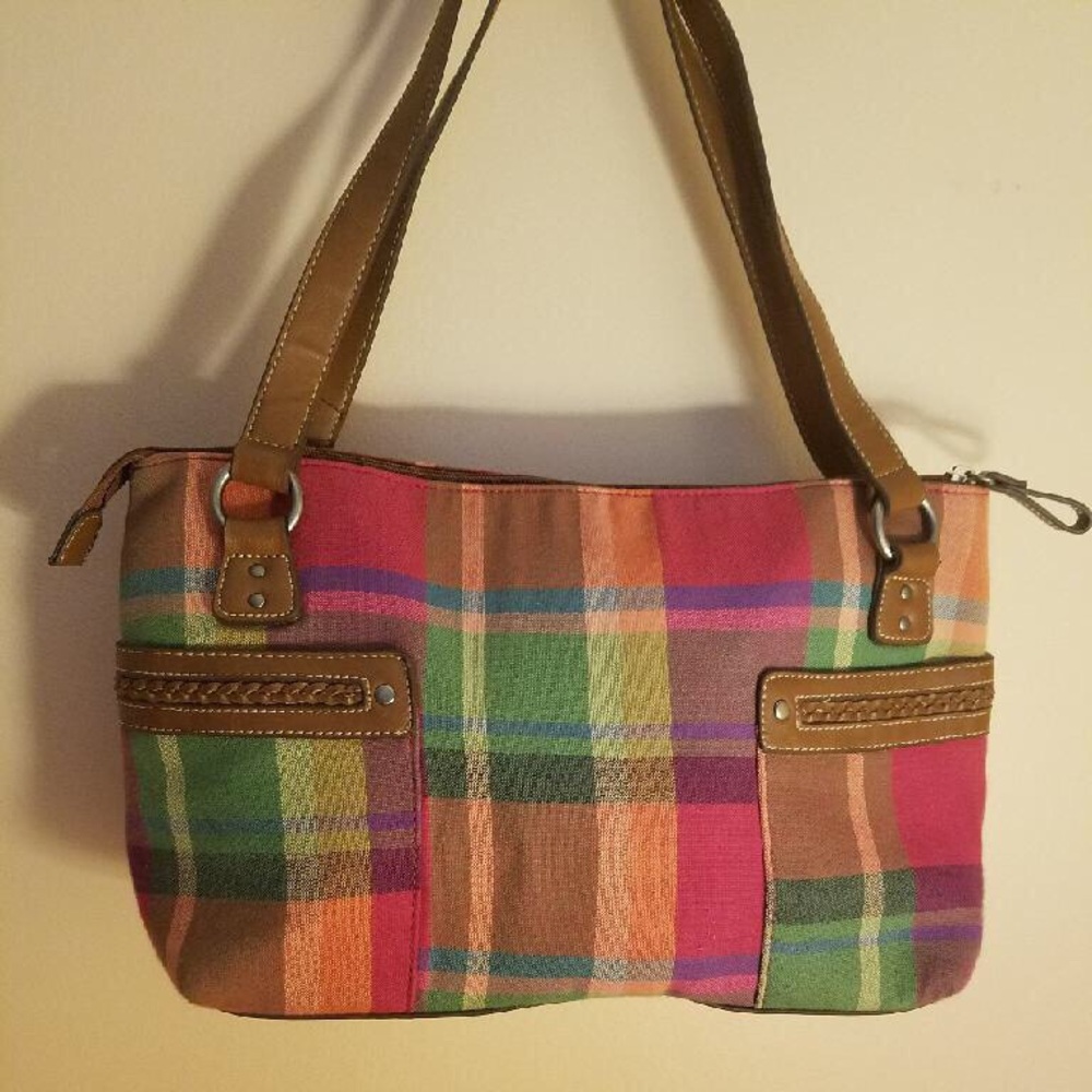 Colorful Plaid Purse